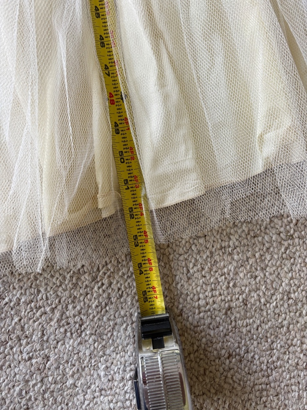 Vintage Lorrie Deb Butter Yellow Beaded Formal Dress Pinup Old Hollywood Glam - Picture 13 of 13
